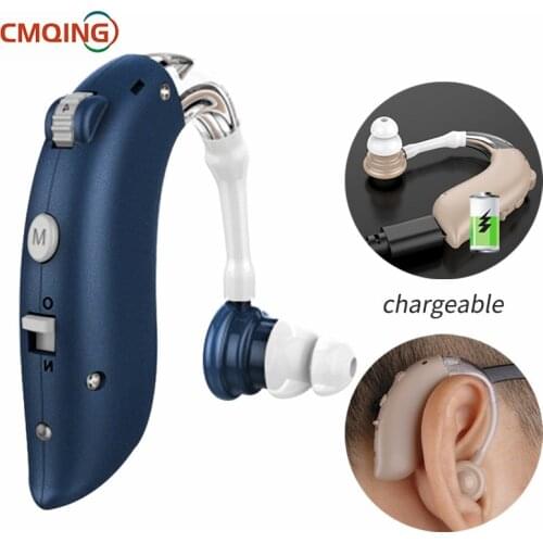 Best Rechargeable Hearing Aid Audifonos Mini Sound Amplifier Wireless Ear Aids for Elderly Moderate to Severe Loss Drop Shipping
