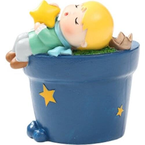 Succulent Plant Pots New Design Planter Container for Mini Plant Bonsai Flowers Succulents and Cactus Little PrinceStar Sleep