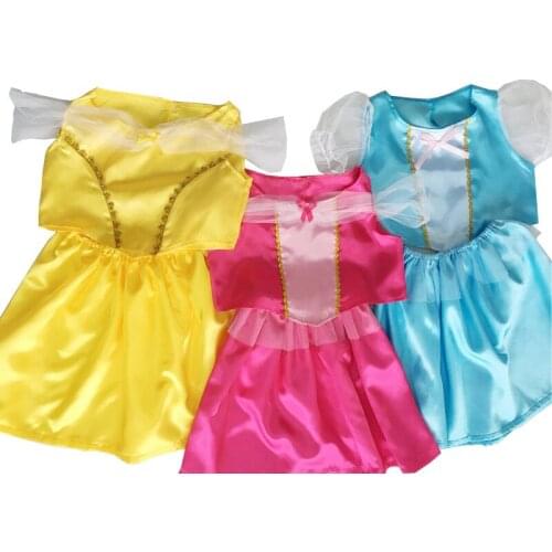 Girls Dress Up Princess Costume Dress Pretend Play Set for Girls Toddlers