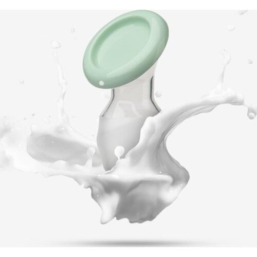 Silicone Breast Feeding One-handed Manual Nursing Strong Suction Reliever Breast Pumps Breast Collector Milk Bottle Sucking
