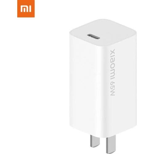 Original Xiaomi Mi GaN 65W Travel Charger Type-C Smart Output PD Quick Charge 5V 9V 12V 15V=3A 10V=5A 20V=3.25A For Smart Phone