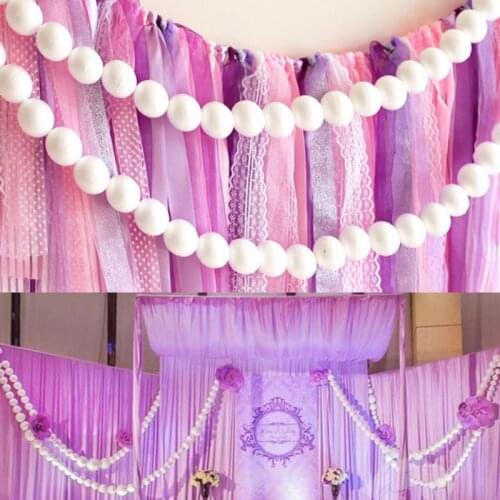 100pcs DIY Modelling Polystyrene Styrofoam Foam Ball Xmas Wedding Decoration T8WB
