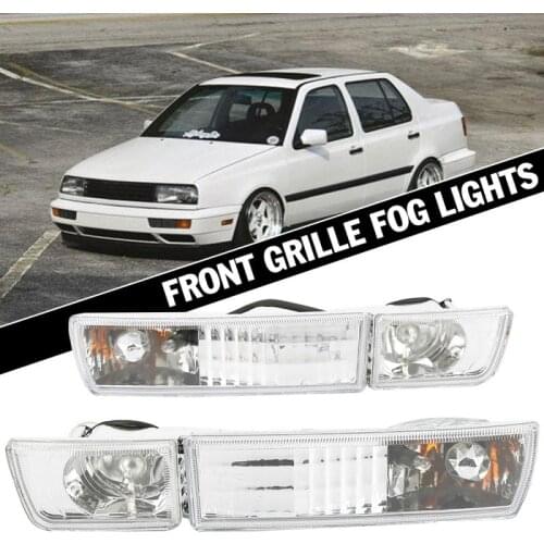 2PCS Turn Signal & 2PCS Fog Light LED Kit For Volkswagen Golf Jetta MK3 93-99 DRL Daytime Running Light Auto Car Accessories