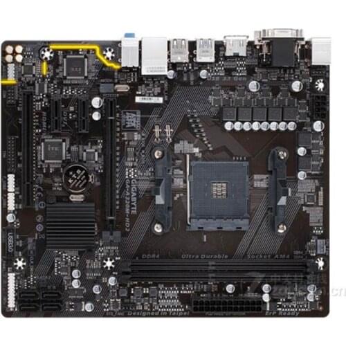 AM4 DDR4 For AMD A320 For Gigabyte GA-A320M-HD2 Original Used Desktop Motherboard A320M-HD2