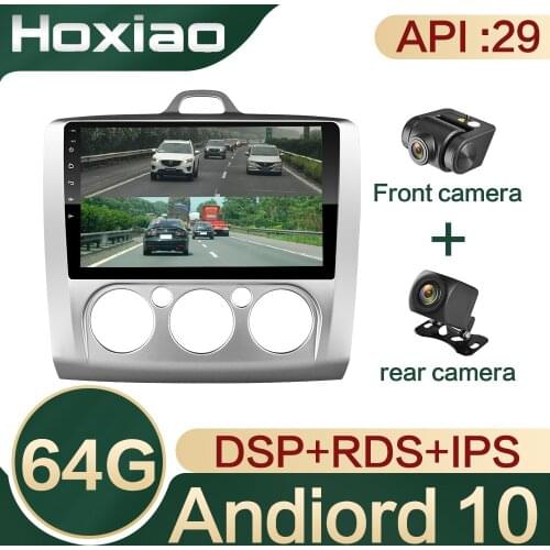 Android 10 Car Radio Player For ford focus EXI MT 2 3 Mk2 2004 2005 2006 2007 2008 2009 -2011 2Din GPS RDS DSP Multimedia