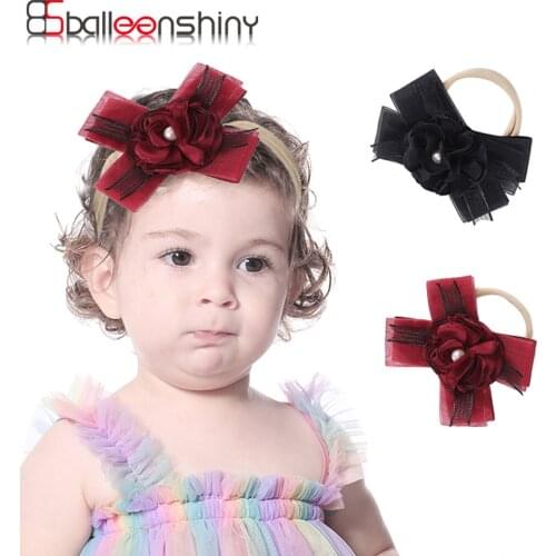 Balleenshiny Bebes Accesorios Recien Nacido Stretch Super Soft Nylon Baby Camera Headband Infant Toddler Kawaii Accessories