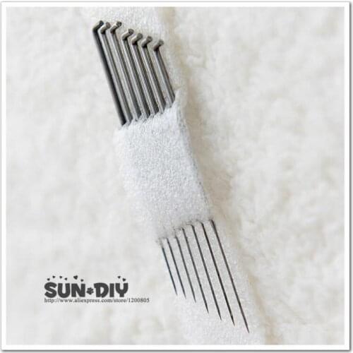 Free Shipping 7 pcs felting needles, wool ball felt, needlework tools for replaceable felting pen, the poking fun