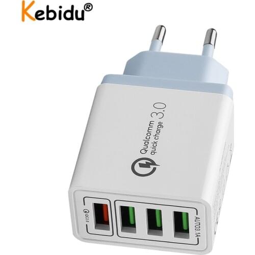 USB Charger Quick Charge 3.0 Fast Charger QC3.0 Multi Plug Adapter Wall Mobile Phone Charger For iPhone Samsung Xiaomi Mi