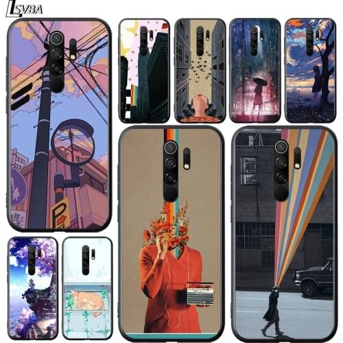 Aesthetic Style Painting Art For Xiaomi Redmi 9A 9C 9 Prime GO 8A 7A 6A 5A 4X S2 Pro Plus Phone Case
