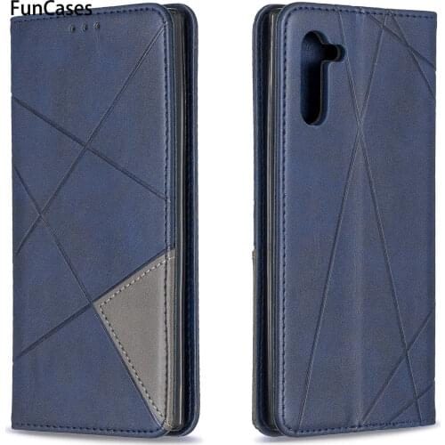 Color Matching Phones Cases For cellular Samsung Note 10 Pro PU Leather Flip Phone Bag sFor Samsung Galaxy capa Note 10 Cove