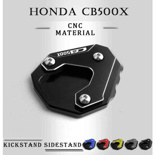 For HONDA CB500X CB 500 X CB500 2018-2021 Motorcycle CNC Kickstand Plate Extension Pad Stand Enlarge