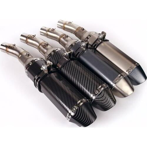 For Kawasaki Z400 Ninja 400 2017-2020 Motorcycle Exhaust Pipe Middle Link Pipe Slip On 51mm Mufflers Reserve Original Catalyst