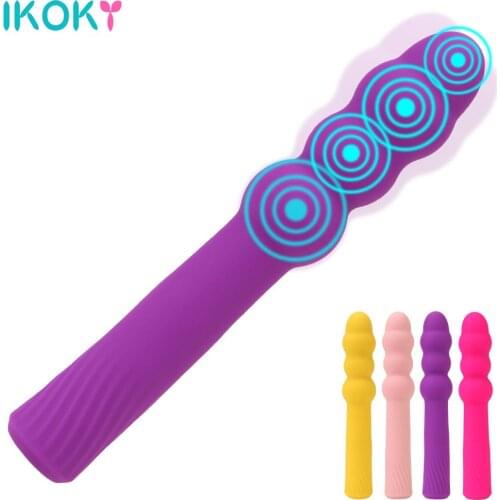 G Spot Thread Massager 9 Speed Clitoris Stimulator Sex Toys for Women Man Sex Products Dildo Vibrator