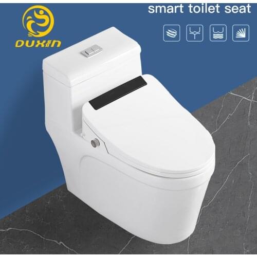 Intelligent WC toilet seat cover U-shaped V-shaped washing, warm air drying Heated seats Universal Adaptation for Toilet