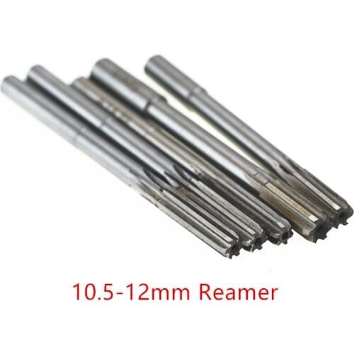 Jrealmer 10.5-12mm M35 H8 Cobalt Reamer High Speed Steel Rotary Tools Straight Shank