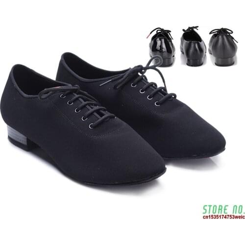 Sneakers Salsa Dance Shoes Men Shoe Square dance Social dance Ballroom Latin shoes 309 Modern shoes Hot Oxford Cloth Heel 25mm