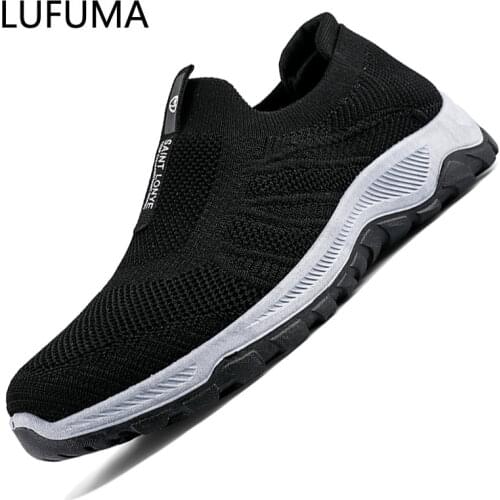 Summer Mesh Men Shoes Lightweight Sneakers Men Fashion Casual Walking Shoes Breathable Slip on Mens Loafers 46 Zapatillas Hombre