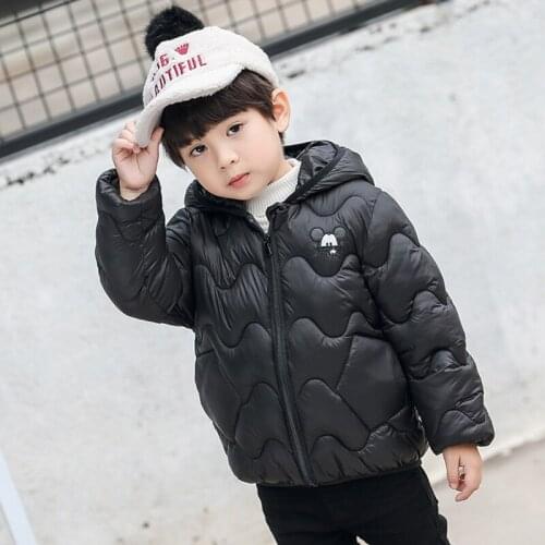 Winter Children Boys Jackets Cartoon mickey Girls Winter Coat Kids Outerwear Baby Down Jacket Infant Clothes Outerwear