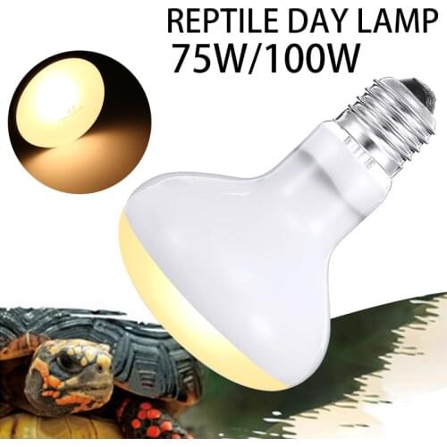 75/100W E27 UVA Pet Heating Lamp Day Night Amphibian Bird Snake Basking Sun Lamp Bulb Heat Reptile Light Day Night Bulb