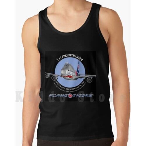 Flying Tigers Tank Tops Vest 100% Cotton Tiger Flying Tigers Flying Cargo Tiger Usa California Vietnam Vietnam Flying