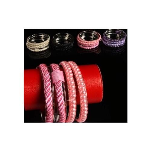 Metal Without Stone Marbled Bracelet