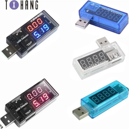 Mini USB tester DC digital voltmeter ammeter voltmeter ammeter detector mobile power charger indicator diy electronic kit