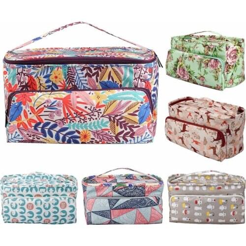 Fashion Square Wool Storage Bag Crochet Wool Storage Bag Bedroom Storage Pastoral Style Sewing Accessories Storage Bag