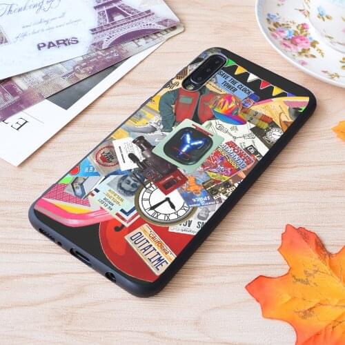 Back To The Future Trilogy Mix (Saturated Version) Print Soft Silicone Matt Case For Samsung Galaxy S Note and Galaxy A