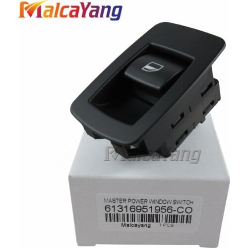 New Black Window Lifter Raiser Switch Button For BMW E60 520I 523I 525I 530I 61316951956 61319113931 61316940313