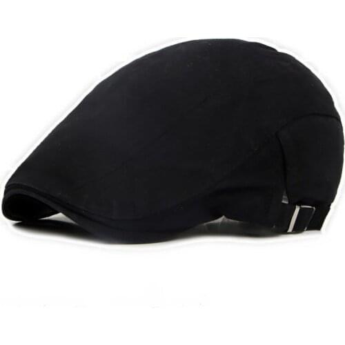 New Mens Hat Berets Cap Golf Driving Sun Flat Cap Fashion Cotton Berets Caps for Men Casual Peaked Hat Visors Casquette Hats