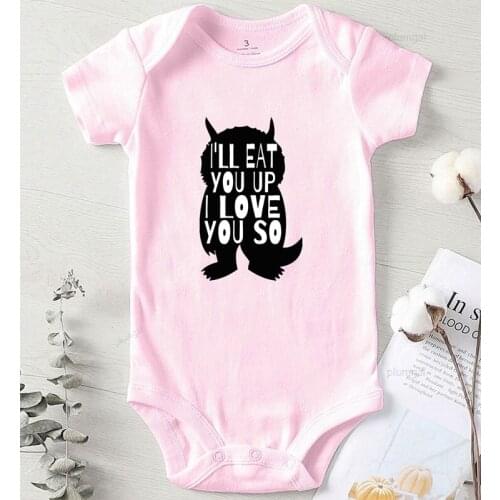 Printing Love You Baby Things for A Girl Kids Outfits Toddler Rompers Infant Shower Gifts Cotton Newborn Girls Outfits