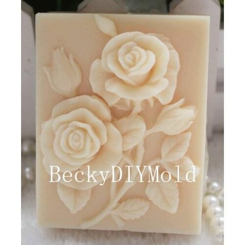 Wholesale!!!1pcs Lovely Flowers (ZX15) Silicone Handmade Soap Mold Crafts DIY Silicone Mould