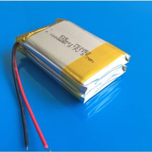 3.7V 2000mAh rechargeable battery 153050 lithium polymer Li po cells replace for digital camera Keyboard DVD GPS 15*30*50mm
