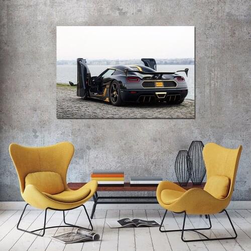 Supercar Poster 2015 Koenigsegg Agera RS Wallpaper HD Prints Canvas Painting Wall art Picture Home Decorations