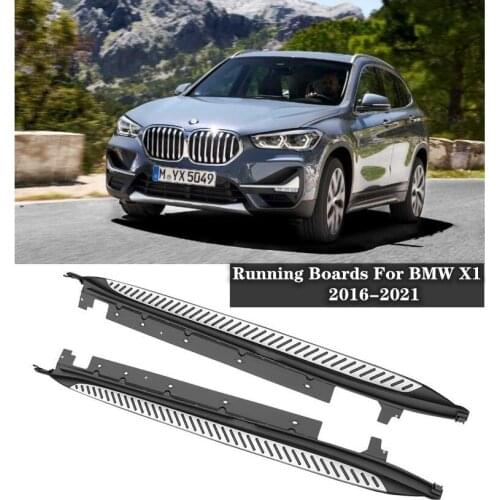 NEW High Quality Aluminum alloy Running Boards Side Step Bar Pedals Fits For BMW X1 2016-2021 Years