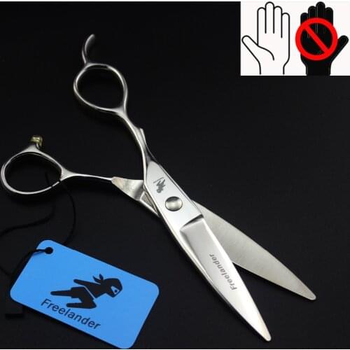 Freelander 6.0 inch ZS-04 left hand willow blade large knife Professional custom left hand scissors Hair salon scissors