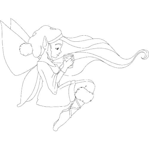 Fairy Clear Silicone Stamp/Seal for DIY scrapbooking/photo album Decorative clear stamp sheets A1934