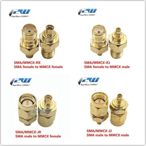 RF coaxial SMA to MMCX F inch JJ KK JK KJ male and female adapter