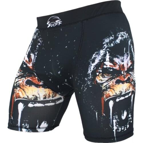 SUOTF MMA ferocious orangutan fight pants large size breathable quick-drying Muay Thai fighting training pants