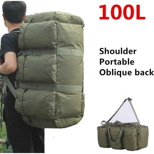 Shoulder Mans Handbag Large Capacity Travel Backpack Luggage Mountaineering Bag Camouflage Softbag for Men and Women