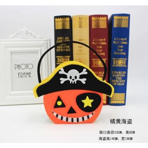 Party Favors Halloween non-woven tote bag ghost pumpkin felt cloth ornament props