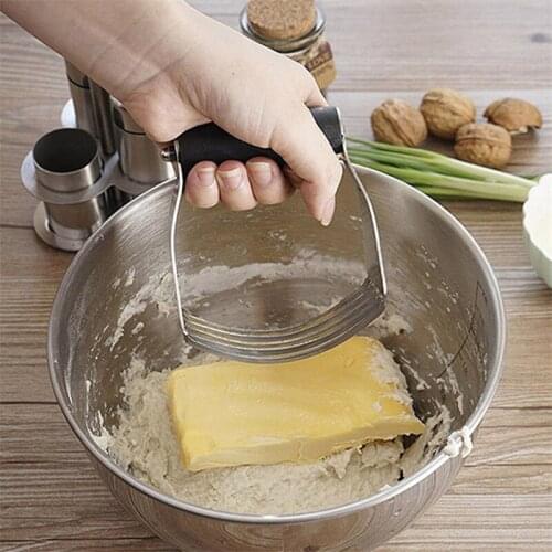 1pcs Butter Blender Multifunctional Dough Blender Top Professional Pastry Cutter Heavy Duty Stainless Steel Kitchen Tool