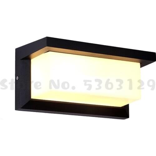 18W LED Wall Light Waterproof 6-8m Motion Sensor Outdoor Light Lamp Garden Yard Lawn Porch Sconce Wall Lights Spotlight