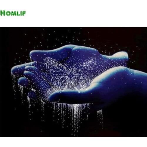 5D DIY diamond embroidery butterfly in hand diamond painting Cross Stitch full drill Rhinestone mosaic home decoration