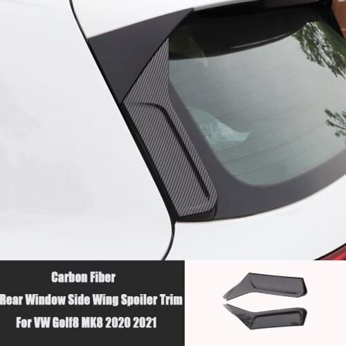 For Golf 8 MK8 2020 2021 Accessories Rear Window Spoiler Modified Side Wing Spoiler Trim Car Styling