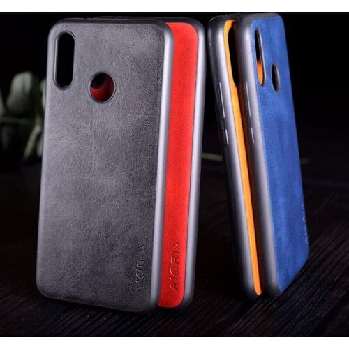 Case for huawei p20 lite pro coque Luxury Vintage PU Leather skin with TPU + PC hard cover for huawei p20 lite pro funda capa