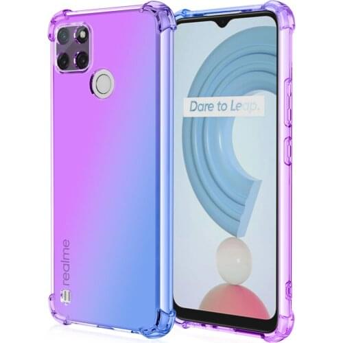 Colorful Soft TPU Protective Case for Oppo Realme C21Y C21 C20 8 GT Neo 5G Q3 Pro A15 A52 A72 Shockproof Phone Cover