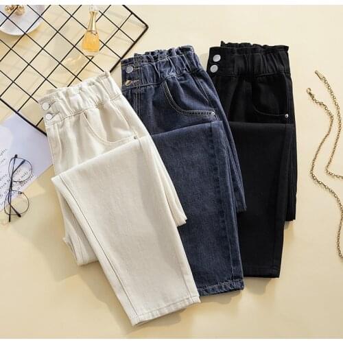Jeans Ladies Fashion Spring and Summer Jeans Women Korean Style High Waist Harem Pants Trendy Jeans Women Womens Pants