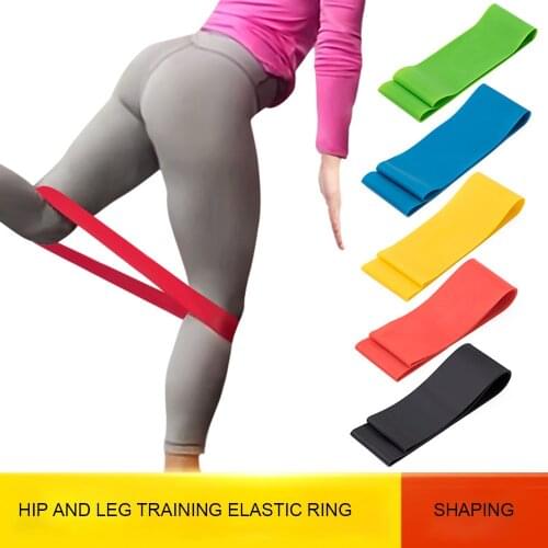 Yoga Resistance Rubber Bands Fitness Elastic Bands 0.3-1.1mm Gym Strength Training Pilates Latex Elastic Bands Indoor Equipment