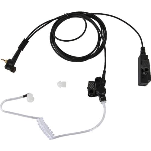 FBI Acoustic Air Tube Headset Earpiece PTT for Motorola Tetra Radio MTH800 MTH600 MTH650 MTH850 MTP850 MTS850 Walkie Talkie